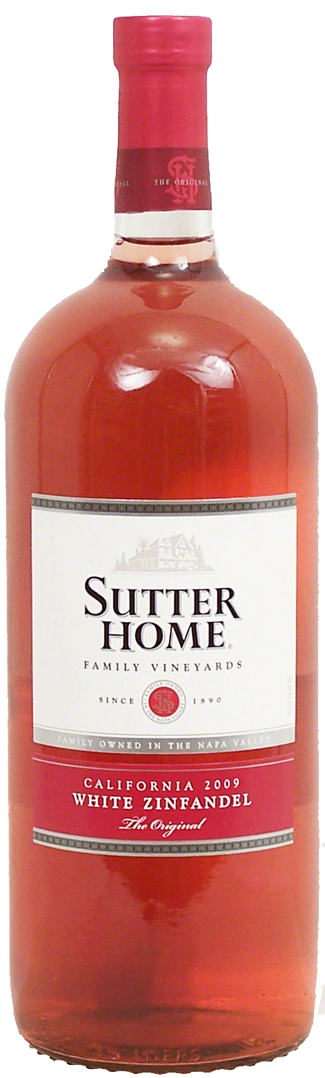 Sutter Home  white zinfandel wine of California, 9.5% alc. by vol. Full-Size Picture